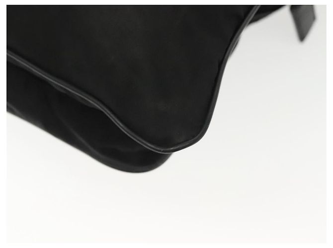 Borsa a Spalla PRADA in Nylon Nero Argento Autentica ki5954 - vista 13