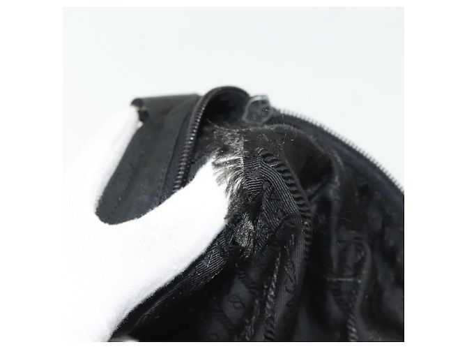 Borsa a Spalla PRADA in Nylon Nero Argento Autentica ki5954 - vista 20