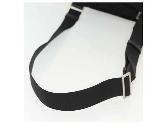 Borsa a Spalla PRADA in Nylon Nero Argento Autentica ki5954 - vista 7