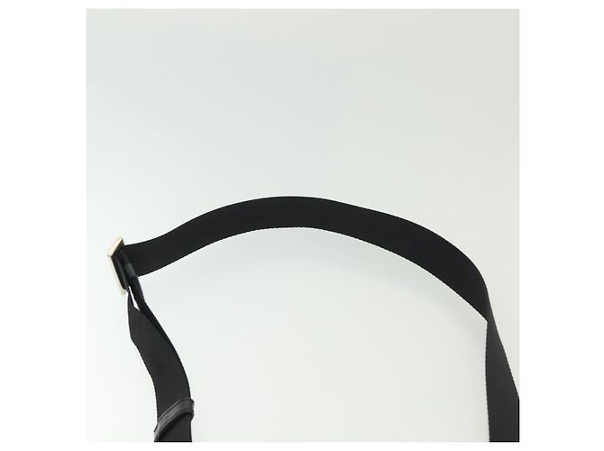Borsa a Spalla PRADA in Nylon Nero Argento Autentica ki5954 - vista 8