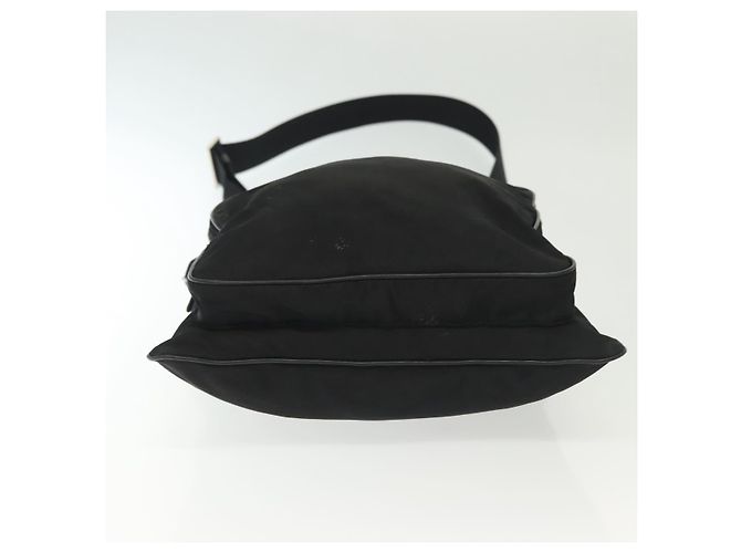 Borsa a Spalla PRADA in Nylon Nero Argento Autentica ki5954 - vista 9
