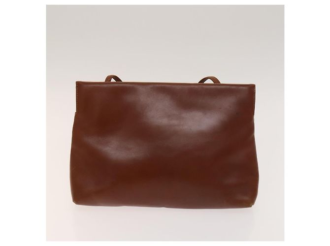 Borsa a Spalla Salvatore Ferragamo Vala in Pelle 2Set Marrone Auth am8995 - vista 11