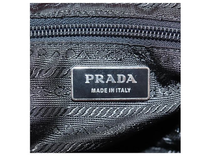 PRADA Backpack Nylon Red Silver Auth 137676 Silvery - view 22