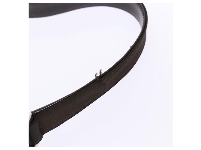 Borsa a Spalla GUCCI in Nylon Marrone Argento 001 3017 Auth 135184 - vista 9