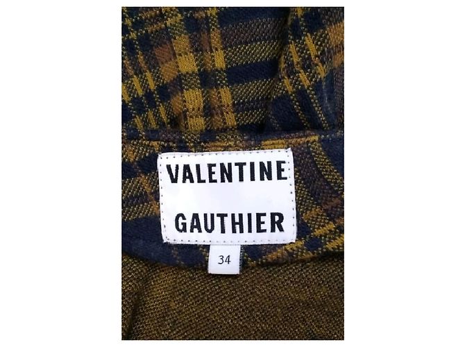 Valentine Gauthier Mini falda de algodón marrón Castaño - vista 5