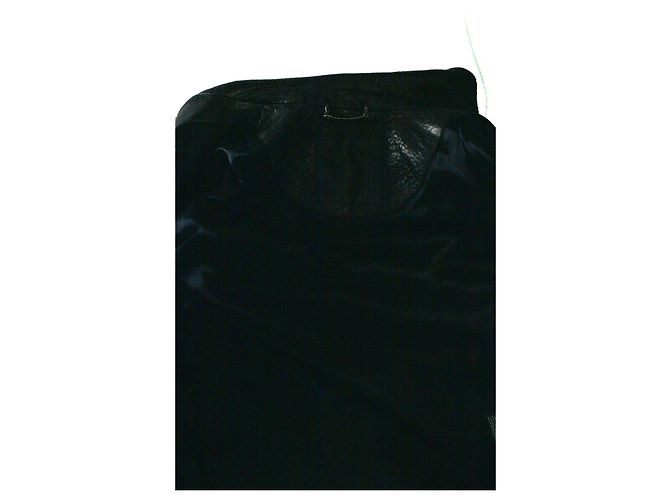 Philipp Plein, black pebbled leather biker jacket - view 5