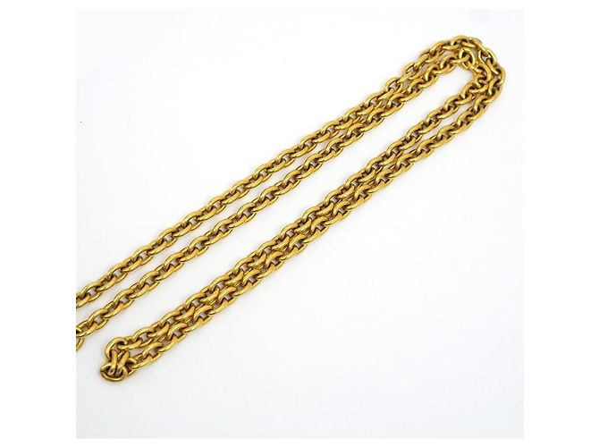 Chanel Collana con Pendente Medaglione Sole Leone Oro Gold hardware - vista 3