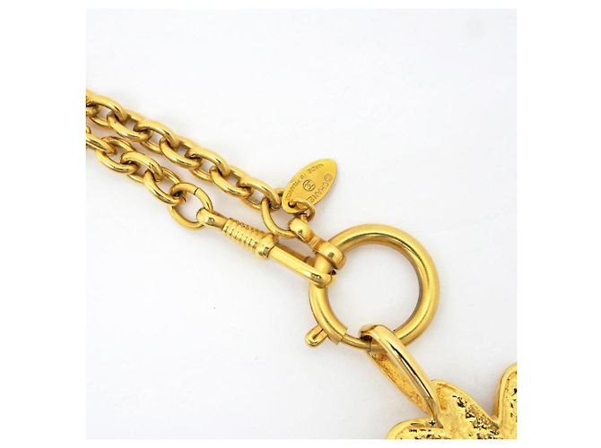 Chanel Collana con Pendente Medaglione Sole Leone Oro Gold hardware - vista 5