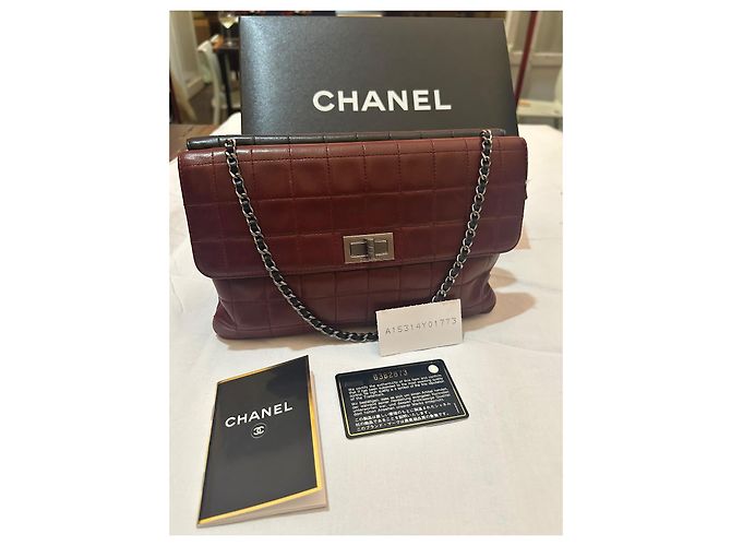 Chanel Doppelhandtasche Bicolor Leder mit Schulterkette Mehrfarben - Ansicht 12