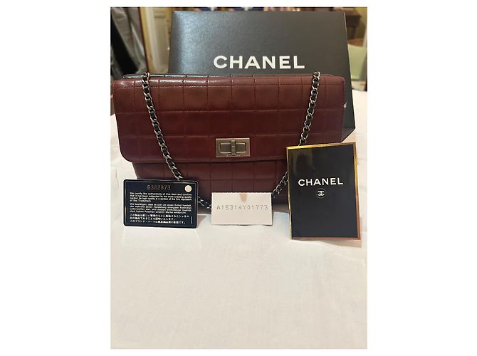 Chanel Doppelhandtasche Bicolor Leder mit Schulterkette Mehrfarben - Ansicht 13