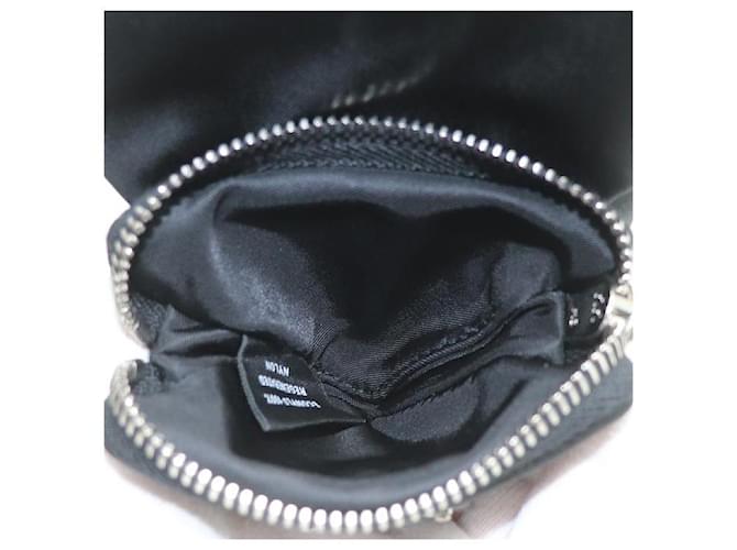 Guantes de cuero con logo triangular Prada Negro - vista 5