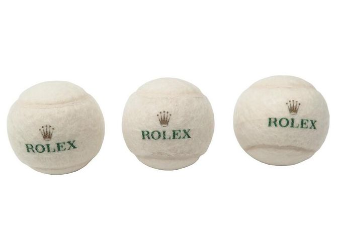 NUEVO LOTE DE 3 BALONES DE TENIS RELOJES ROLEX + CAJA - vista 2
