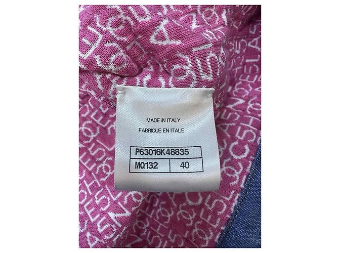 NWT CHANEL 20P Jeansjacke Größe 40 Mehrfarben - Ansicht 13