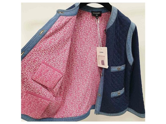 NWT CHANEL 20P Jeansjacke Größe 40 Mehrfarben - Ansicht 5