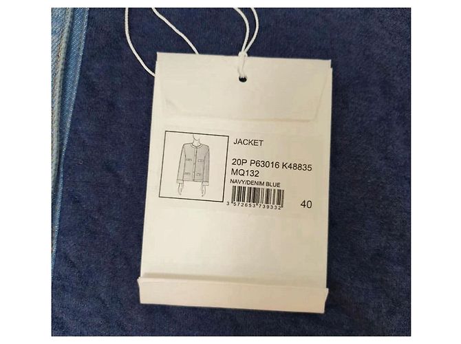 NWT CHANEL 20P Jeansjacke Größe 40 Mehrfarben - Ansicht 7