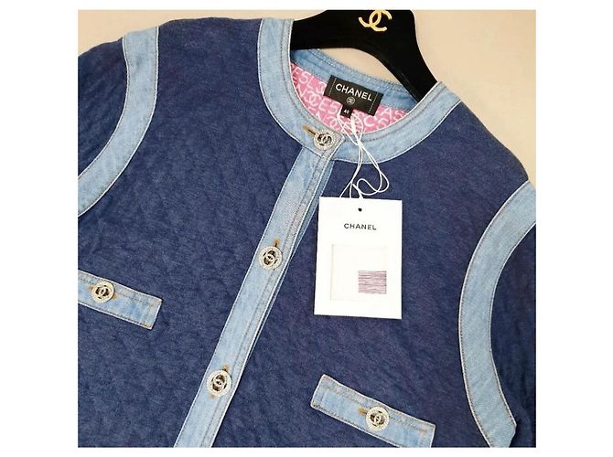 NWT CHANEL 20P Jeansjacke Größe 40 Mehrfarben - Ansicht 9