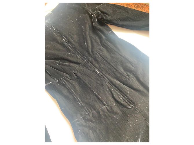 Mono de terciopelo Chanel Collector Otoño/Invierno 1994 Negro - vista 15