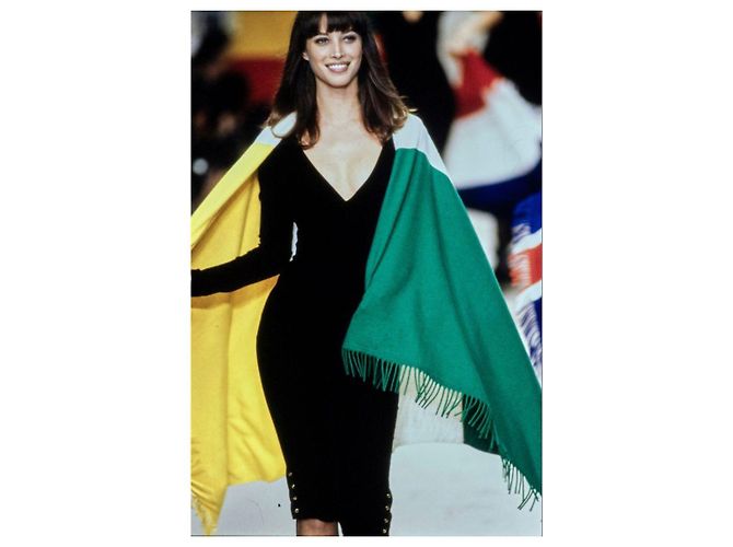 Mono de terciopelo Chanel Collector Otoño/Invierno 1994 Negro - vista 2