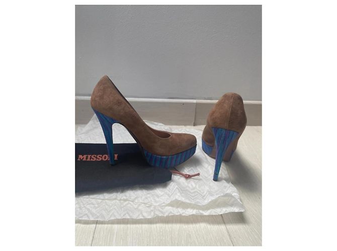 Missoni Havane Pumps in Blau-Violett Kamel - Ansicht 2