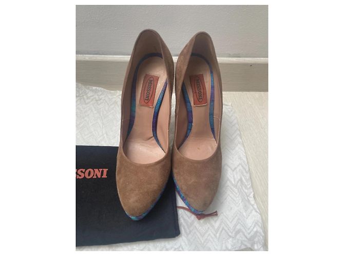 Missoni Havane Pumps in Blau-Violett Kamel - Ansicht 4