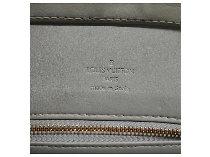LOUIS VUITTON Borsa a Mano Monogram Vernis Houston Grigio M91053 LV Auth ti3376 - vista 10