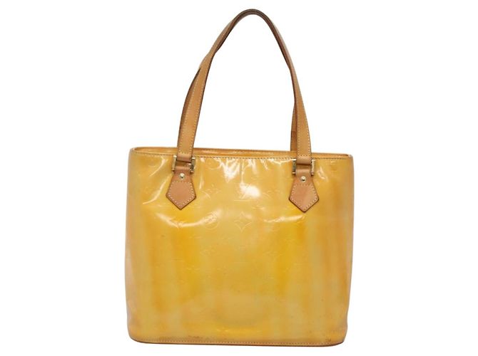 LOUIS VUITTON Borsa a Mano Monogram Vernis Houston Grigio M91053 LV Auth ti3376 - vista 13