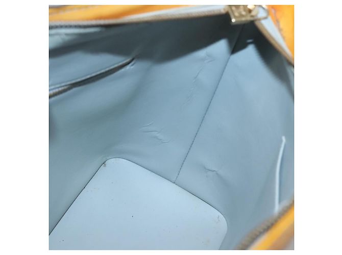 LOUIS VUITTON Borsa a Mano Monogram Vernis Houston Grigio M91053 LV Auth ti3376 - vista 18