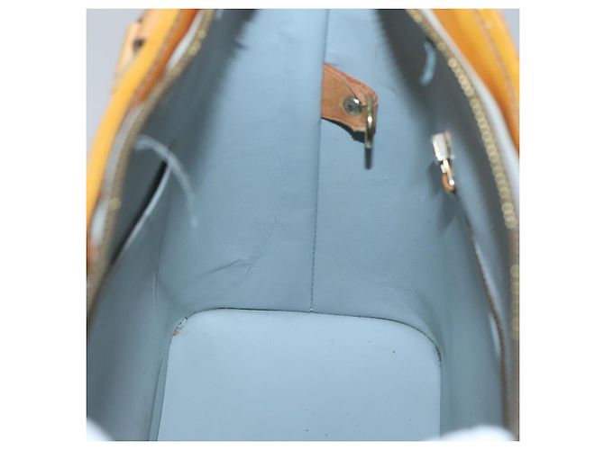 LOUIS VUITTON Borsa a Mano Monogram Vernis Houston Grigio M91053 LV Auth ti3376 - vista 19