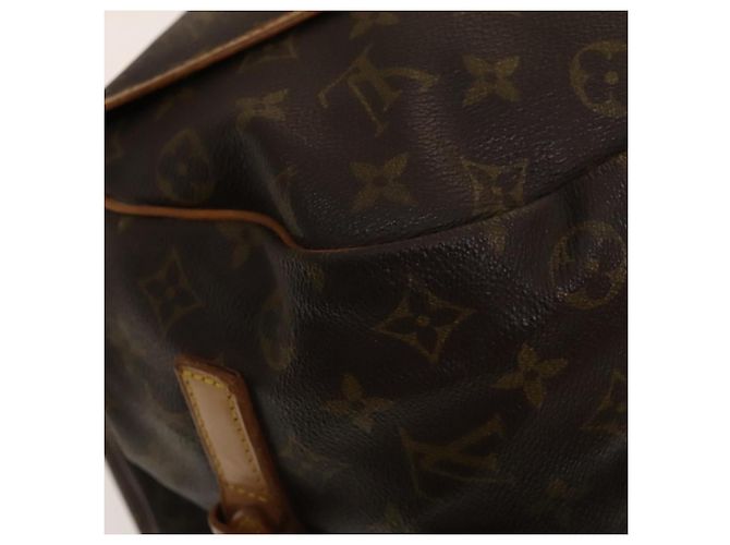 LOUIS VUITTON Borsa a Spalla Monogram Saumur 35 M42254 LV Auth 134974 Monogramma - vista 18