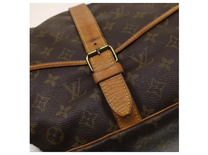 LOUIS VUITTON Borsa a Spalla Monogram Saumur 35 M42254 LV Auth 134974 Monogramma - vista 9