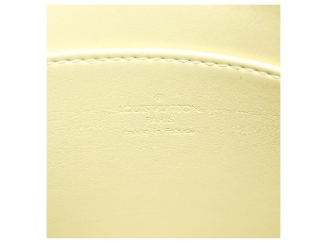 LOUIS VUITTON Mochila Marley Monogram Vernis Amarela M91040 LV Auth 137398 Amarelo - vista 17