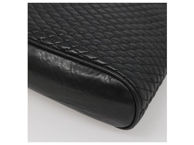 BALLY Borsa a Spalla a Catena Pelle Nera Oro Auth SW1496 Nero D'oro - vista 16