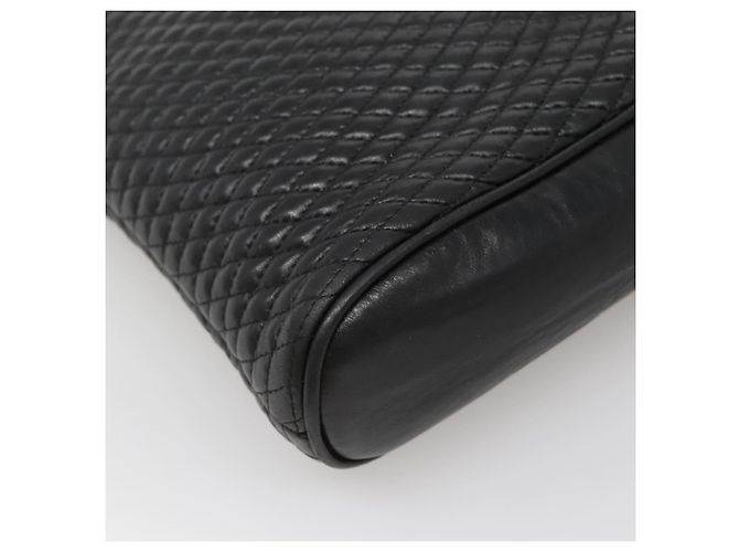 BALLY Borsa a Spalla a Catena Pelle Nera Oro Auth SW1496 Nero D'oro - vista 17