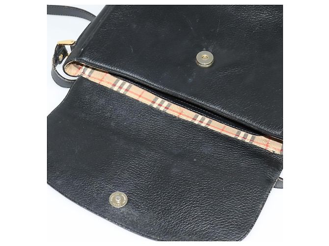 Autre Marque Borsa a Spalla Burberrys in Pelle Oro e Nero Auth ep10528 D'oro - vista 10