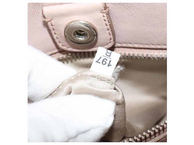 Borsa Miu Miu Matelassé in pelle 2 in 1 rosa argento Auth gh653 - vista 12