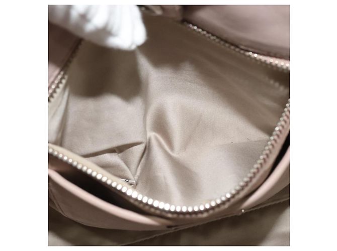 Borsa Miu Miu Matelassé in pelle 2 in 1 rosa argento Auth gh653 - vista 25