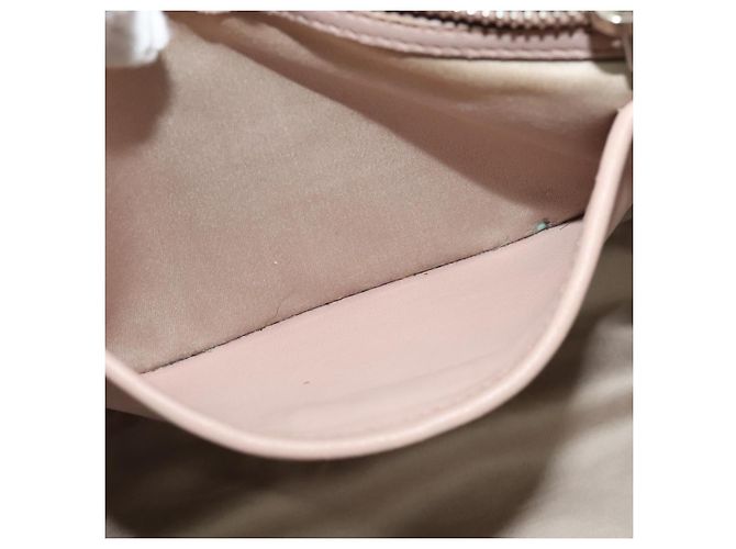 Borsa Miu Miu Matelassé in pelle 2 in 1 rosa argento Auth gh653 - vista 26