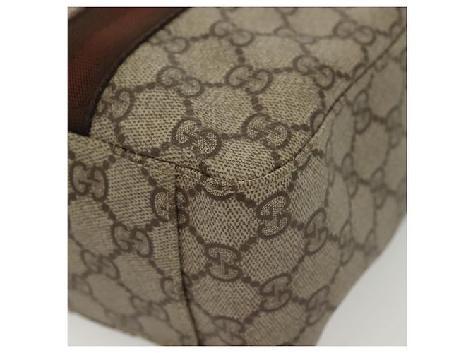 Gucci Borsa Tote GG Supreme in PVC beige argento 141976 Auth bs28870 - vista 18