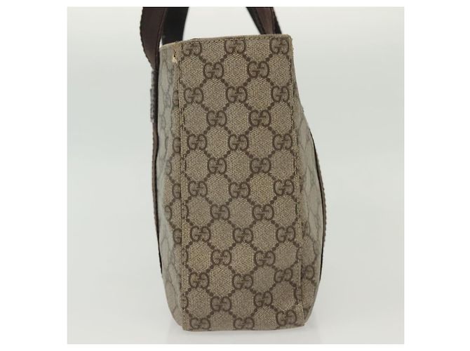 Gucci Borsa Tote GG Supreme in PVC beige argento 141976 Auth bs28870 - vista 3