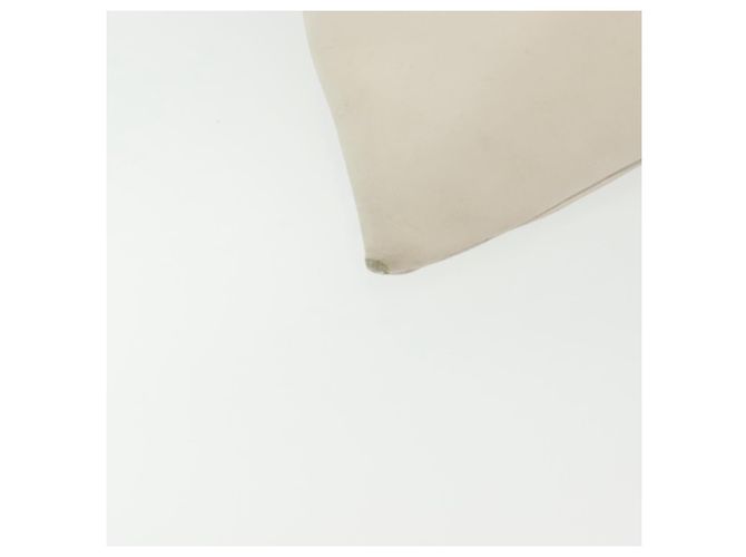 Bolsa de Ombro Salvatore Ferragamo em Couro Branco Prata Auth bs28717 - vista 15