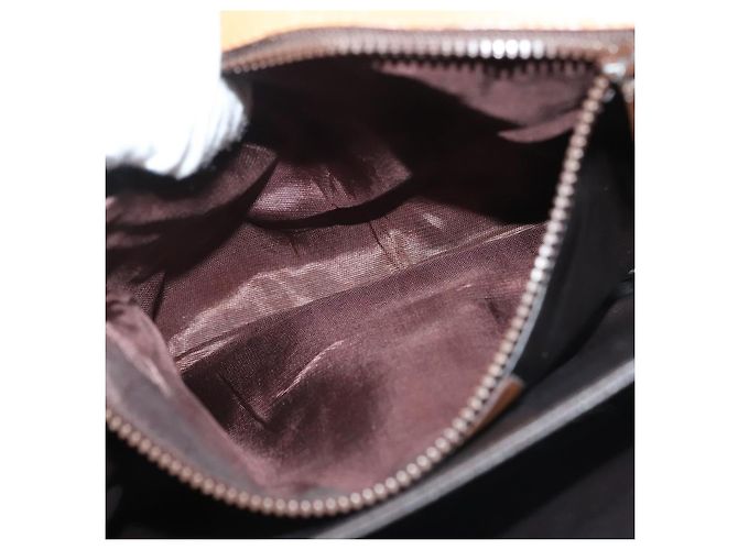 Céline Borsa a Spalla in Tela Macadam CELINE PVC Beige Oro Auth BA5468 D'oro - vista 26