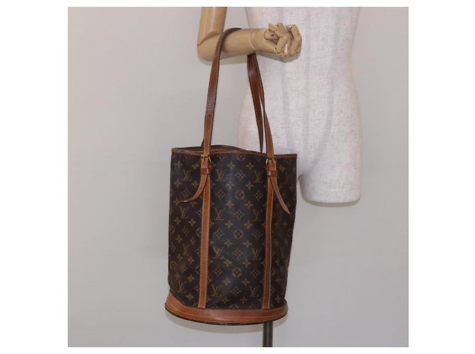 LOUIS VUITTON Borsa a Spalla Monogram Bucket GM M42236 LV Auth th6295 Monogramma - vista 23