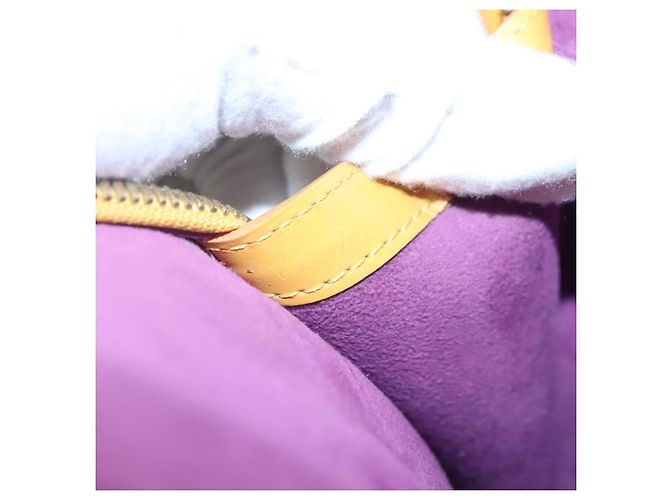 LOUIS VUITTON Borsa a Spalla Epi Lussac Gialla M52289 LV Auth gh567 Giallo - vista 12