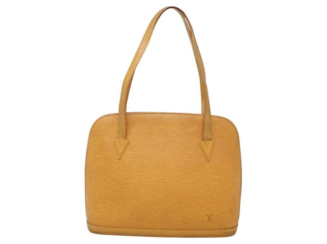 LOUIS VUITTON Borsa a Spalla Epi Lussac Gialla M52289 LV Auth gh567 Giallo - vista 13
