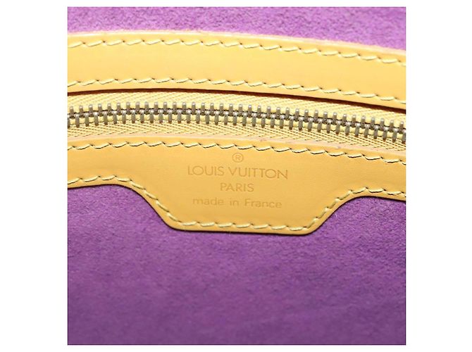 LOUIS VUITTON Borsa a Spalla Epi Lussac Gialla M52289 LV Auth gh567 Giallo - vista 17