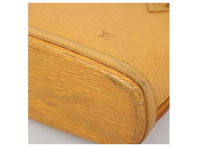 LOUIS VUITTON Borsa a Spalla Epi Lussac Gialla M52289 LV Auth gh567 Giallo - vista 9