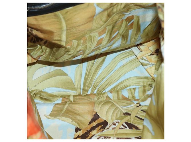 Salvatore Ferragamo Tote Bag aus schwarzem Canvas mit silberner Authentizität gh708 - Ansicht 10
