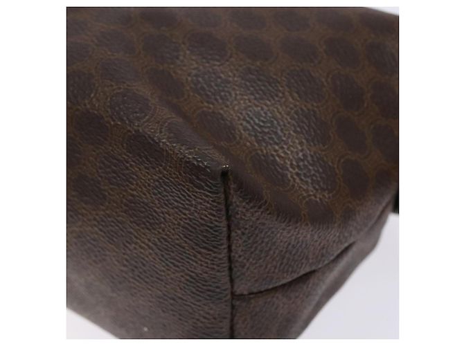 Céline CELINE Macadam Canvas Clutch Tasche aus PVC-Leder in Braun Gold Auth gh607 Golden - Ansicht 15