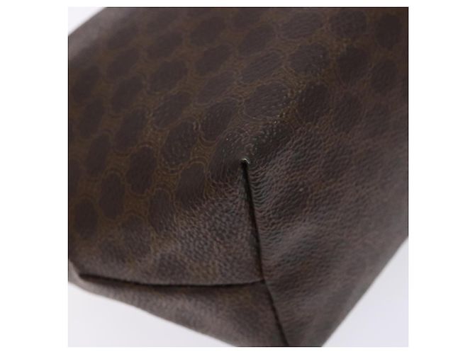 Céline CELINE Macadam Canvas Clutch Tasche aus PVC-Leder in Braun Gold Auth gh607 Golden - Ansicht 16