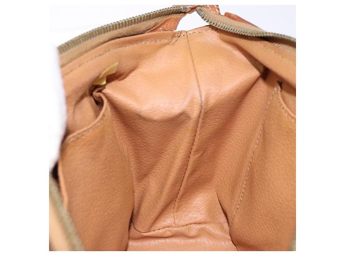 Céline CELINE Macadam Canvas Clutch Tasche aus PVC-Leder in Braun Gold Auth gh607 Golden - Ansicht 20